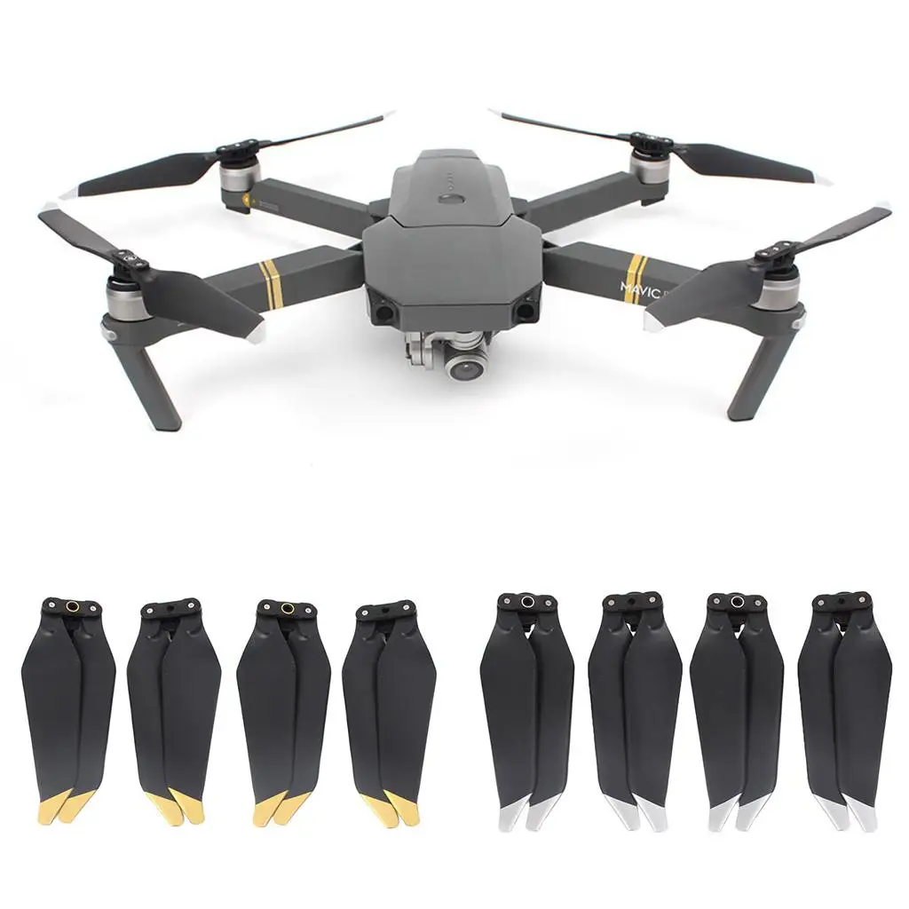 Juego de hélices para Dron de bajo ruido 8331F, cuchillas plegables de liberación rápida para accesorios DJI Mavic Pro Platinum