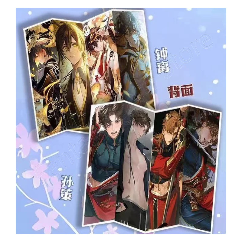 Sexy Male God Nude Card ACG Anime Collection Fold Card Extra Thick Double Sided A4 Size Card Uniform Abs Sexy Boys Limited Sale