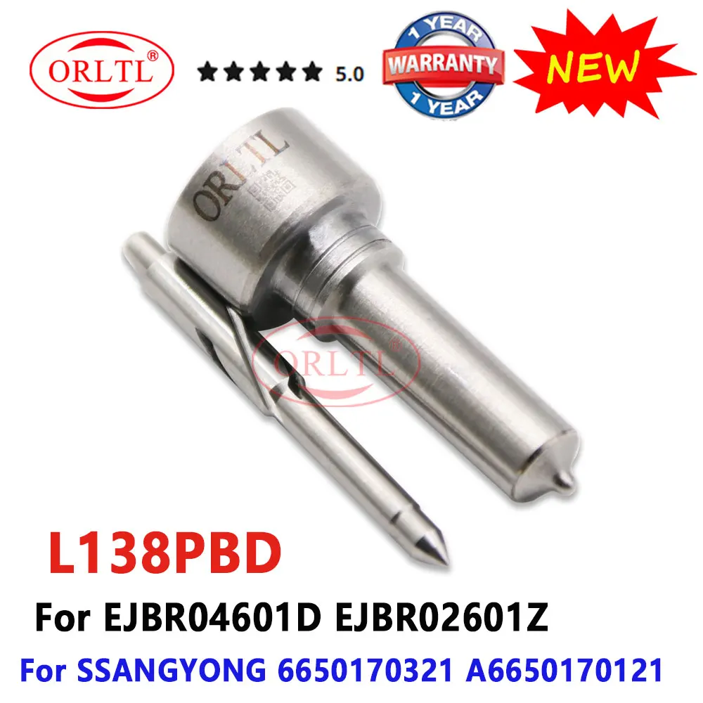 

L138PBD L138PRD for Ssangyong Kyron Rexton Injector EJBR04601D EJBR02601Z A6650170321 A6650170121 Euro 3 Diesel Nozzle