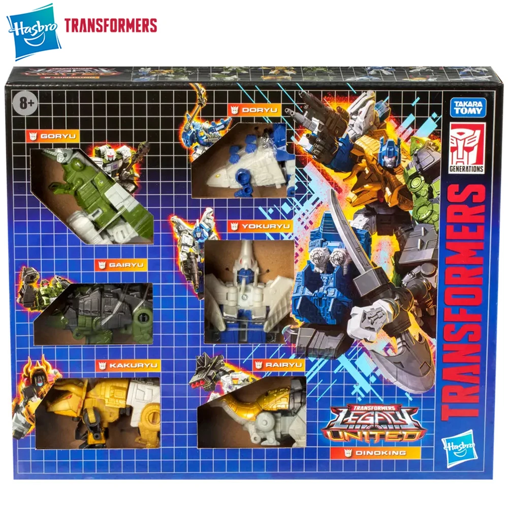 

[In-Stock] Transformers Legacy United Dinobot Dinoking Multipack Nice Collectible 6-Pack-Set Action Figure Robot Model Toys