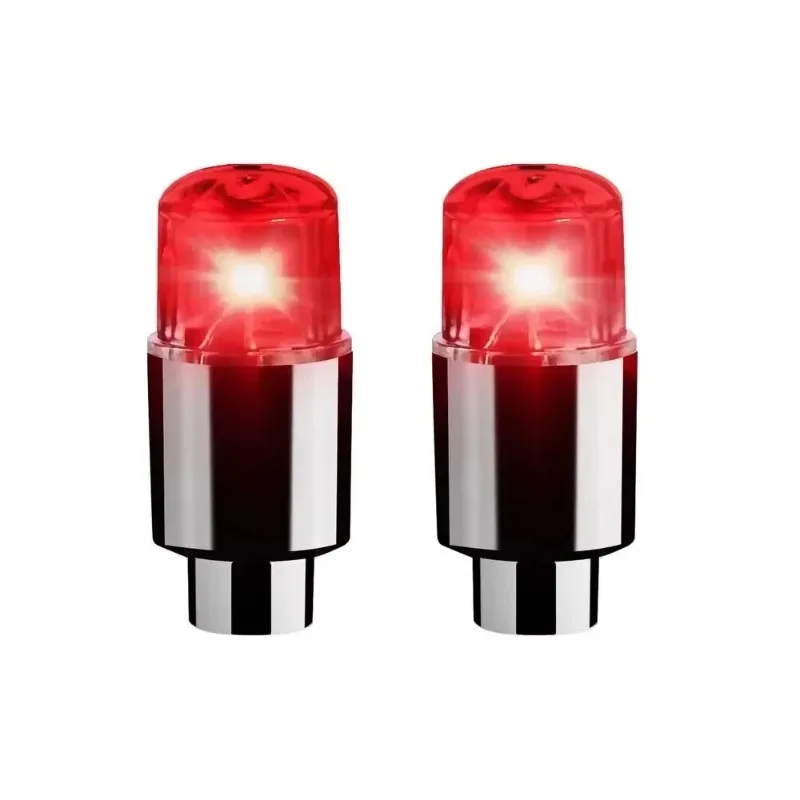 New! For Colorful LED Wheel Valve Lights Motorcycles Bicycles Car Wheel Tire Valve Caps Universal Dustproof Bicycle Valve Cover