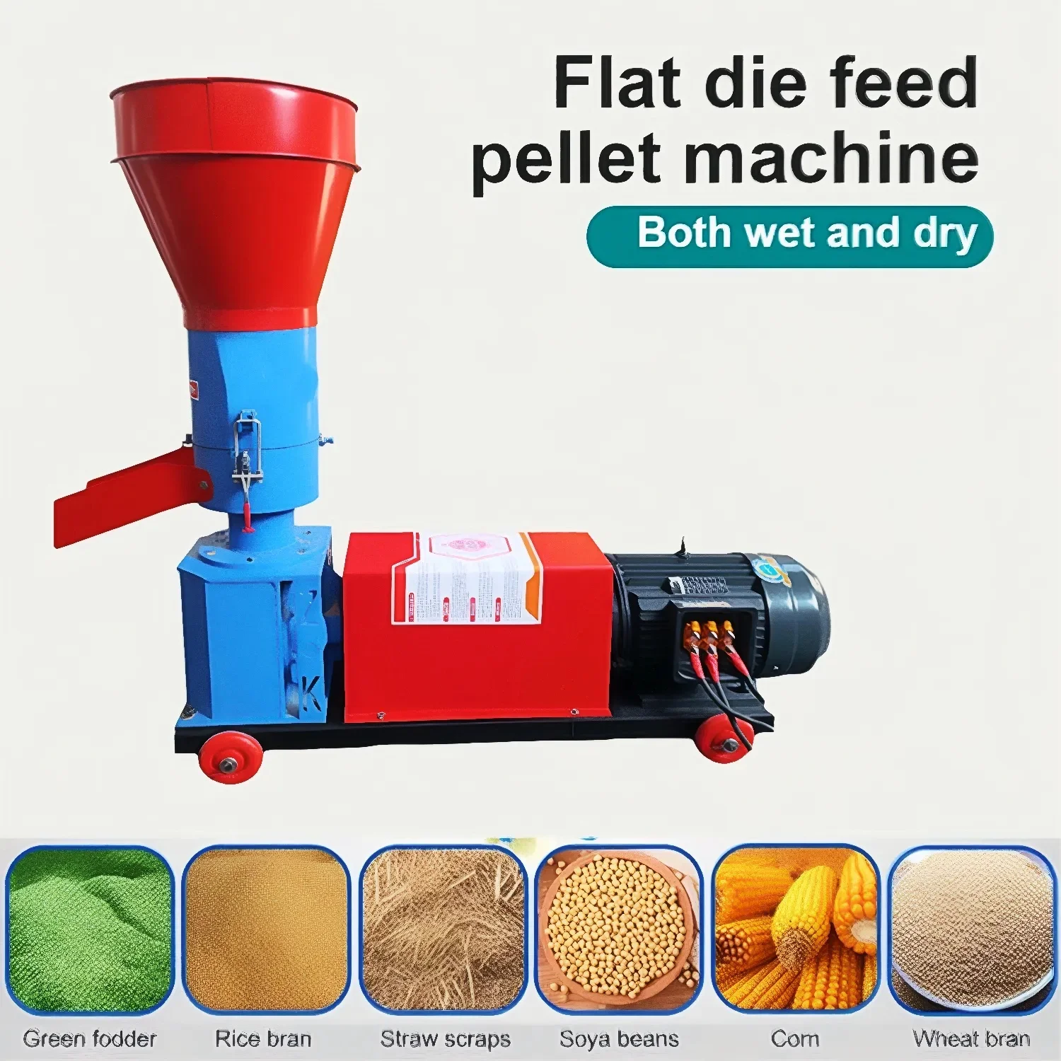 Feed Processing Machine Animal Feed Poultry Chicken Feed Pellet Machine Pelletizer