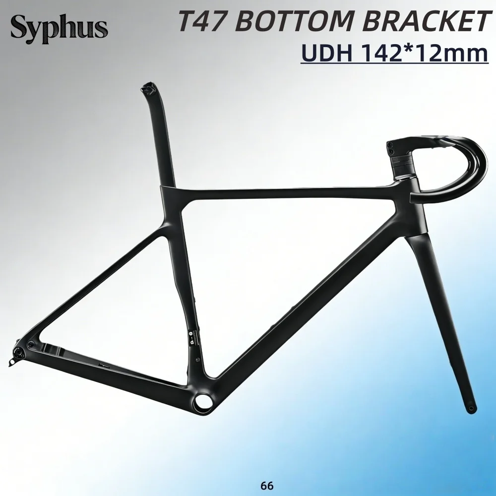 

Карбоновая рама для шоссейного велосипеда Syphus T47, с внутренней проводкой, 700C, рама для шоссейного велосипеда, комплект рамы для шоссейного велосипеда
