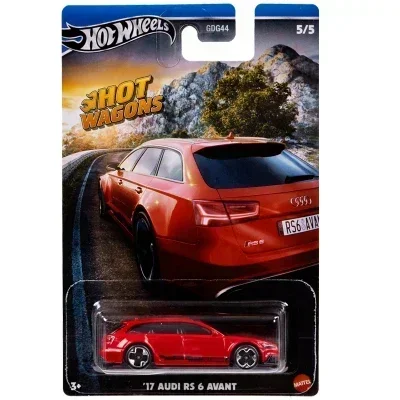 Oryginalny Hot Wheels samochód Hot Wagon Juguetes nowatorskie zabawki dla chłopców 1/64 Diecast Audi RS6 Avant Chevy Nova Model kombi prezent