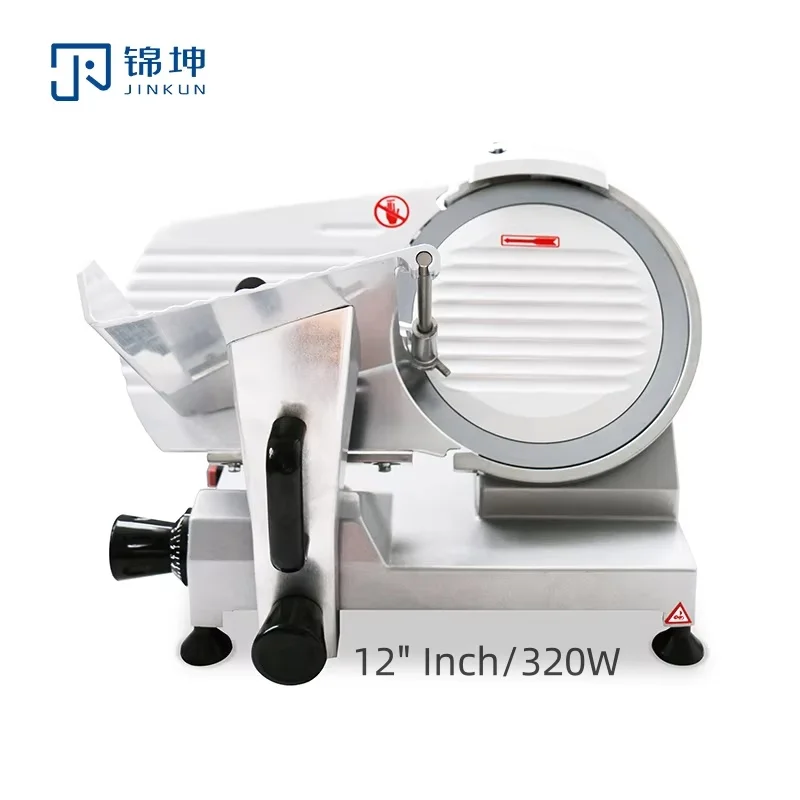 

300ES-12 12-Inch 320W Aluminum Electric Frozen Meat Slicer New Semi-Automatic Commercial Catering