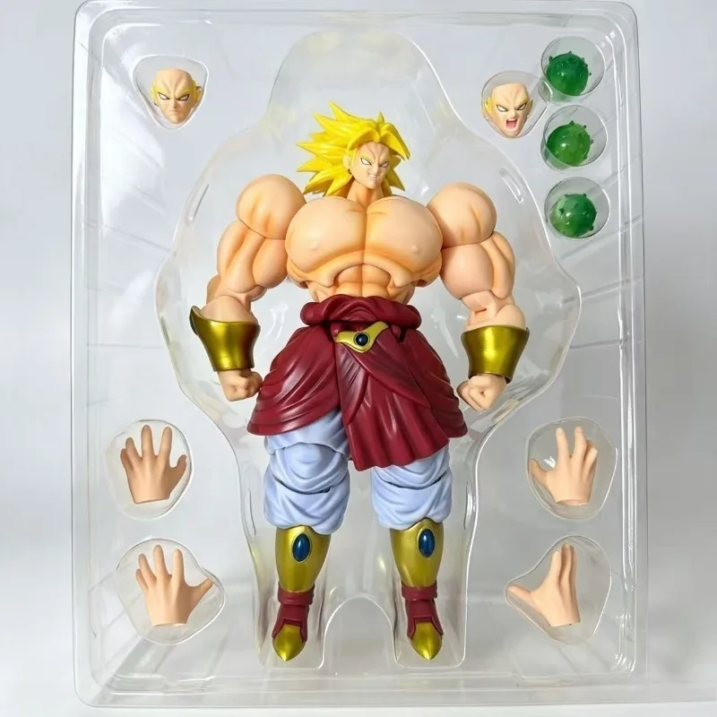Dragon Ball Z Super Saiyan Broly SHF Movable Joints Action Figure Collectible Model Toy for Gift view 2