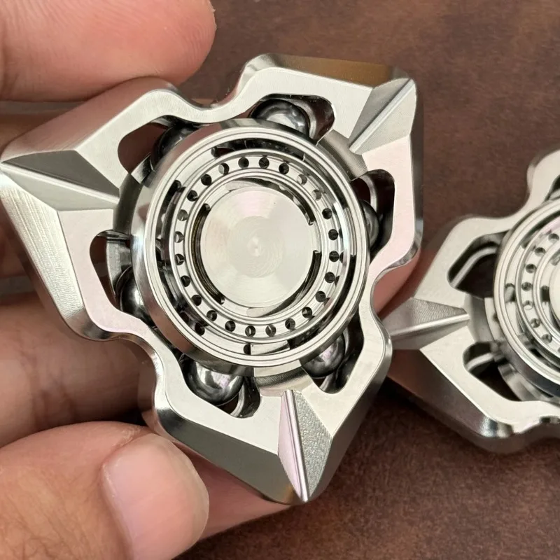 LHEDC Reincarnation 3.0 Upgraded Stainless Steel High-Speed ​​Spinning Finger Gyroscope Stress Relief Desktop Toy