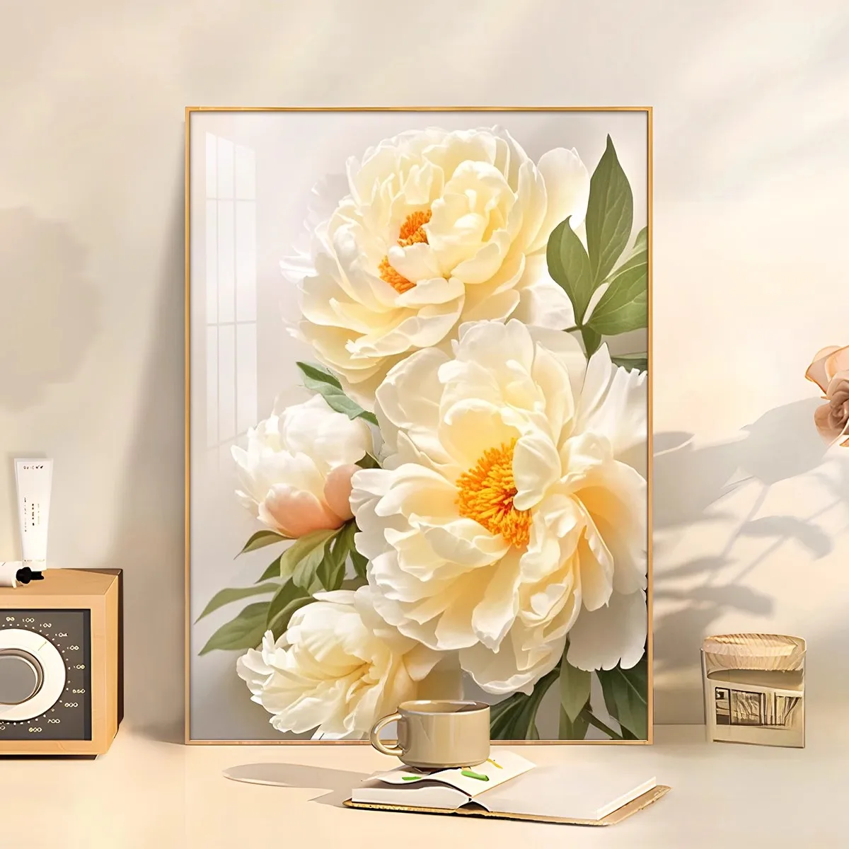 

11CT 9CT красивые цветы вышивка DIY наборы для печати вышивка крестиком хлопковые наборы для рукоделия ремесла с иглами