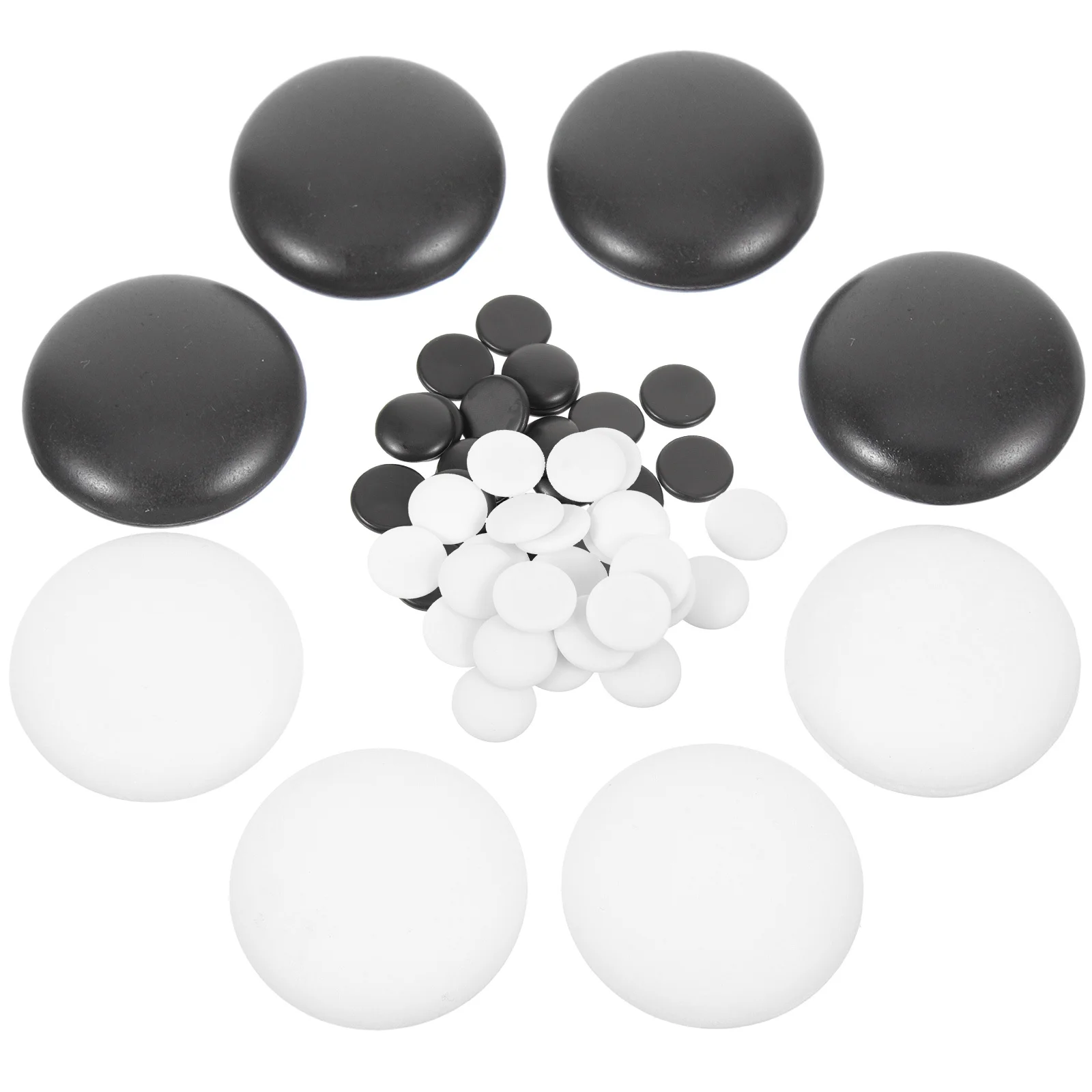 360 قطعة قطع شطرنج صغيرة خرز مسطح أحجار حرفية متينة للوحة المنزل والمدرسة والسفر مجموعة ملحقات الحفلات