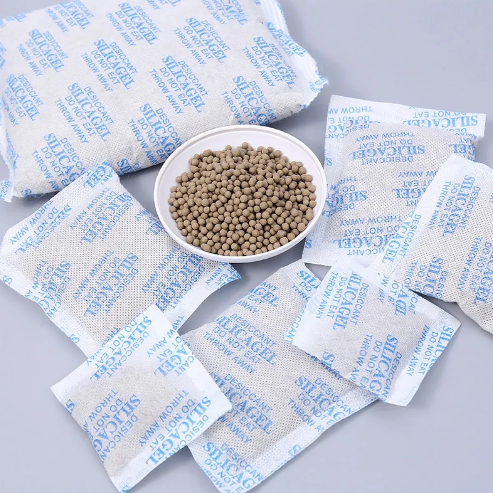 10pcs Silica Gel Desiccant Packs - Transparent, Moisture Absorbing for Spices, Jewelry, Shoes & Electronics Storage