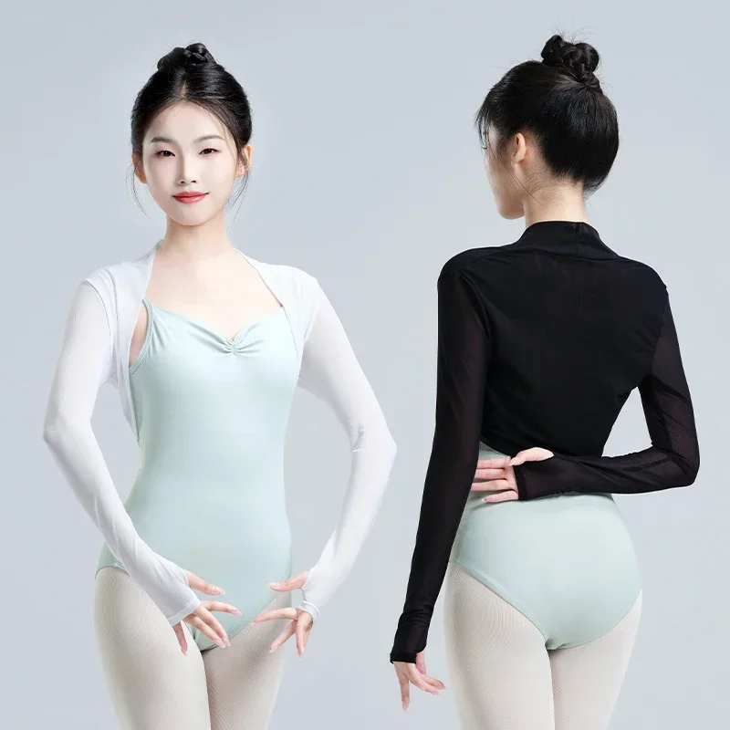 เสื้อเต้นรำผู้หญิงหญิงสาวแขนยาวสำหรับผู้ใหญ่, เสื้อเต้นบัลเล่ต์ชุดเต้นรำคลาสสิกสมัยใหม่