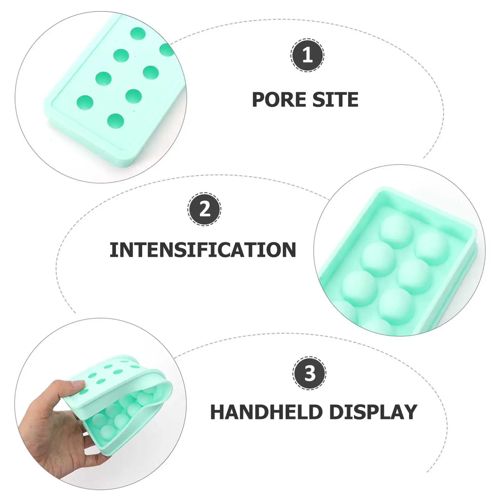 

Silicone Ball Mold 20 Cavities For Whisky Drinks Diy Ice Sphere Mould Round Cube Maker Chocolate Pudding Candy Reusable
