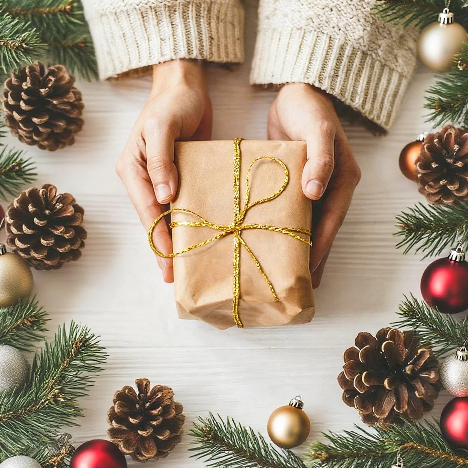 100 متر 1.5 مللي متر الذهب والفضة سلسلة اليدوية حبل حبال معدنية لتعليق العلامات الخياطة Crafts بها بنفسك الحرف هدية الكريسماس التفاف ديكور #3