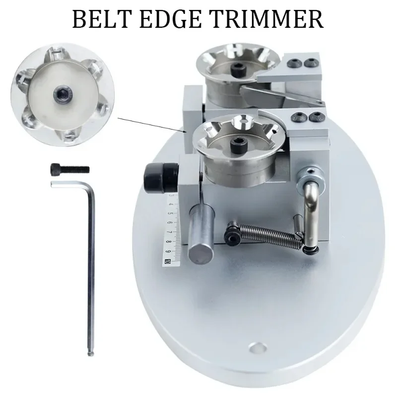 DIY Leather Edge Cutter Beveler Trimmer Width 13-80MM Leather Belt Side Fast Manual Trimming Cutting Machine Edge Strap Edger