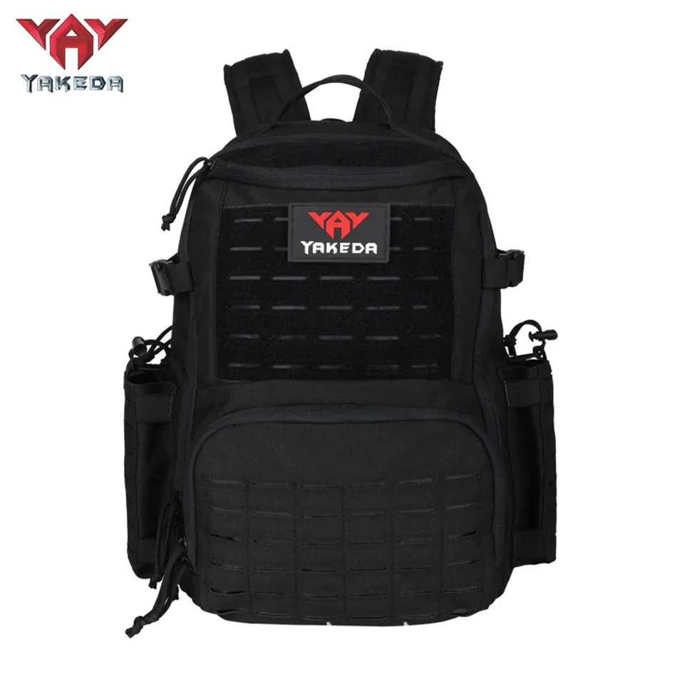 

Yakeda Tactical Backpack Outdoor Waterproof 50L Hiking Mountaineering Bag Durable 1000D Polyester Travel Hiking Luggage Backoack