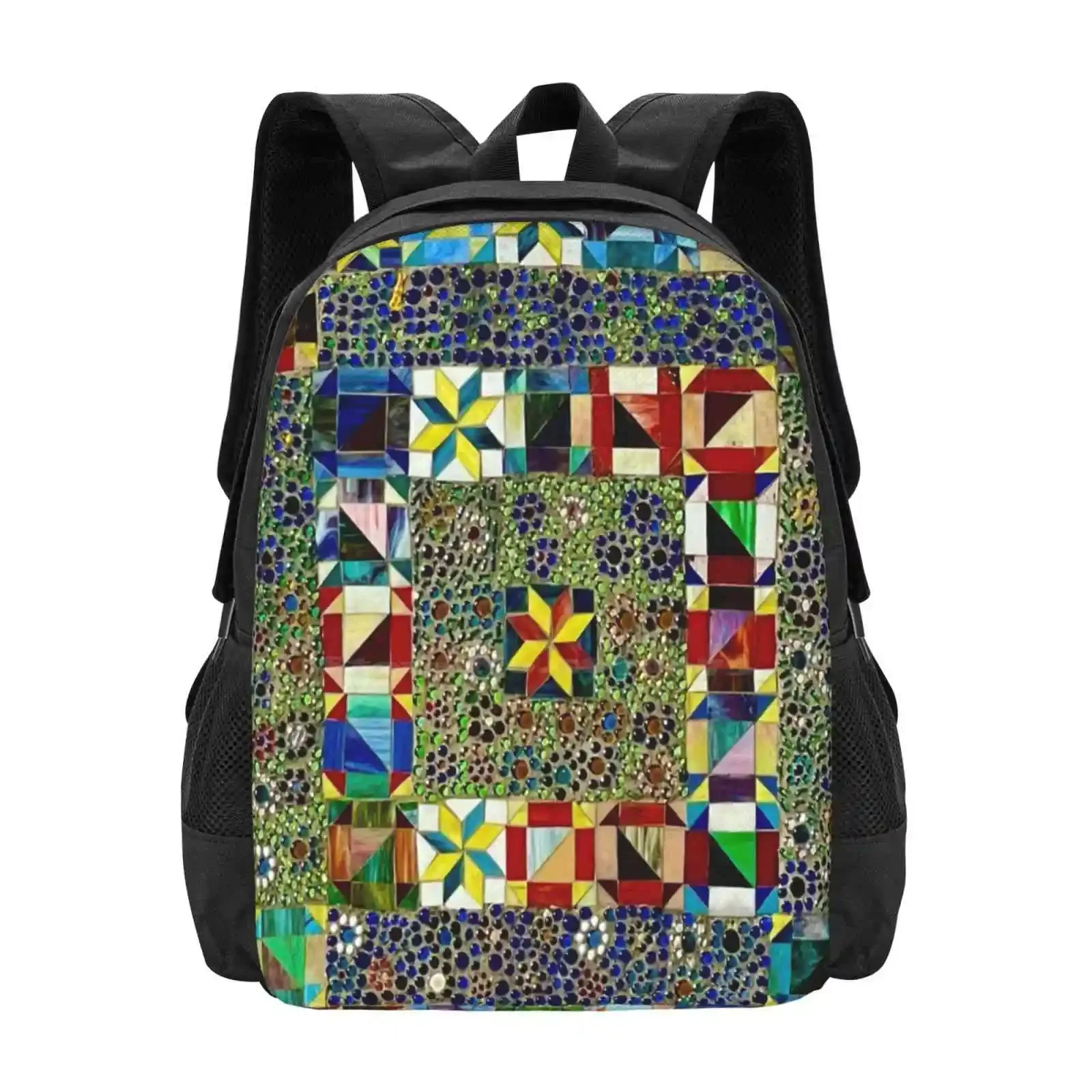 

Mosaics Hot Sale Schoolbag Backpack Fashion Bags Mosaic Geometric