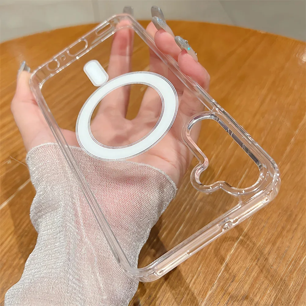 Magnetische Handyhülle für Samsung S25 Ultra A56 5G A57 A55 A54 A16 A17 A15 S26 Plus S24 S23 FE S22 A37 A36 A35 Silikonhüllen