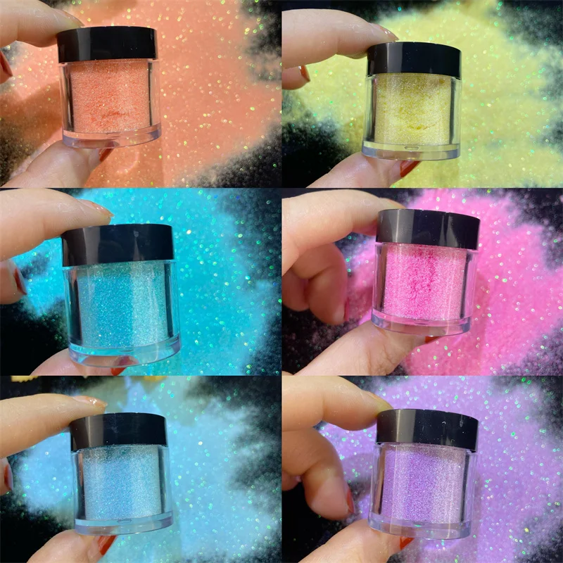 Epóxi Resina Pigmento Corante Corante, Glitter Iridescente, Açúcar Em Pó, Enchimento Do Molde, Fazer Jóias, DIY Acessórios