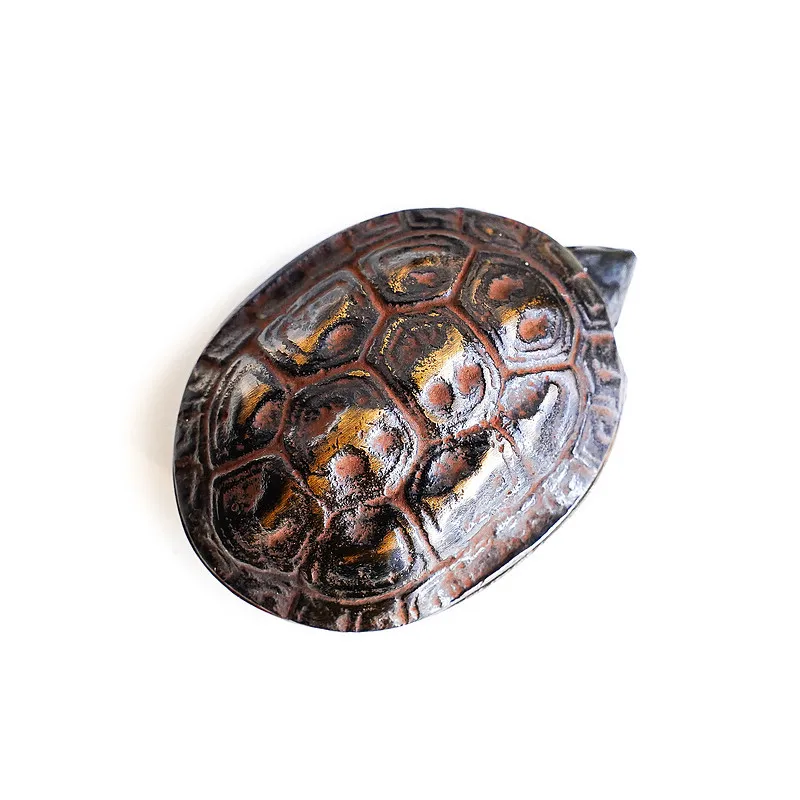 Longevity Turtle Copper Inkpad Stamp Pad Copper Ware Study Calligraphy and Painting Seal Cutting Gift Decoration Paper Weight