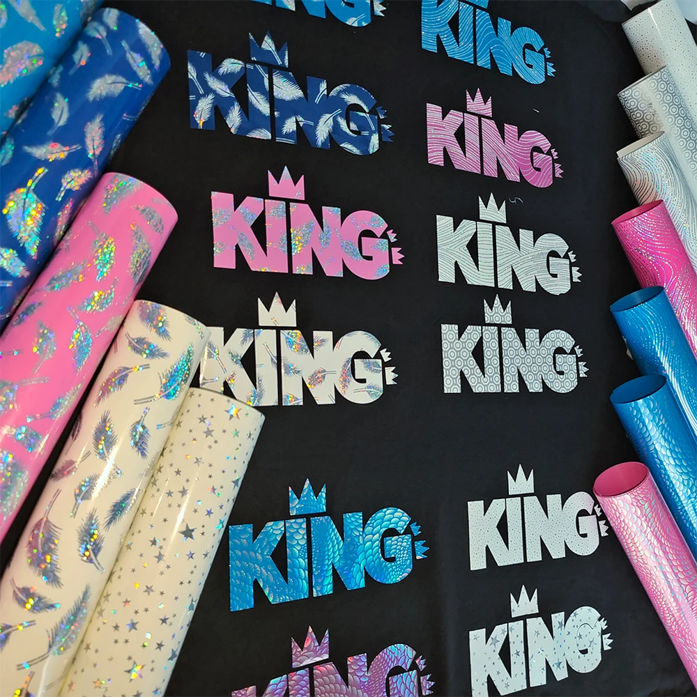 CHEONET HTV --- Beautiful Color Heat Transfer Vinyl easy to cut and weed Press Machine HTV Printing DIY Clothes