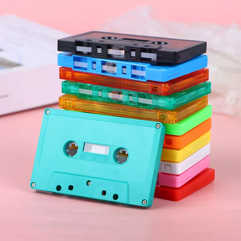 

Single Unit Empty Reel Cassette Shell, Color Blank Tape Case, Magnetic Audio Recording (Without Tape Core)