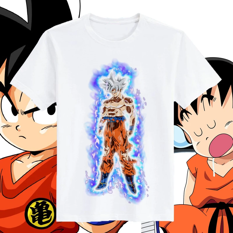 American Retro Dragon Ball Super DRAGON BALL Toriyama Ming Saiyan Sun Wukong Vegeta novedad de verano ropa de calle para hombres y mujeres