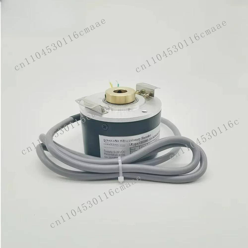 GHH60 60mm Optical Rotary Encoder 10mm Hollow Shaft 5~ 26V DC NPN Output 3600 P/R Incremental