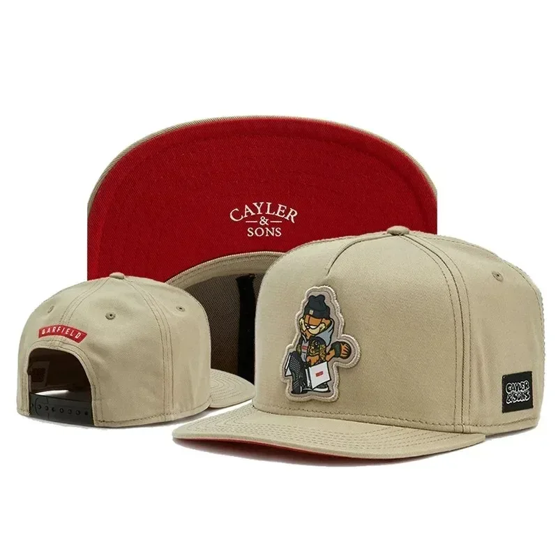 New Garfields Hip Hop Cap Casual All Match Fishing Sunproof Sun Peaked Caps Female Fisherman Seaside Outdoor Protection Hat