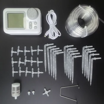 WPS-015 Digital Programmable Water Timer Intelligent Automatic Drip Irrigation Kit Potted Indoor Plants Rotate Knob Adjustment