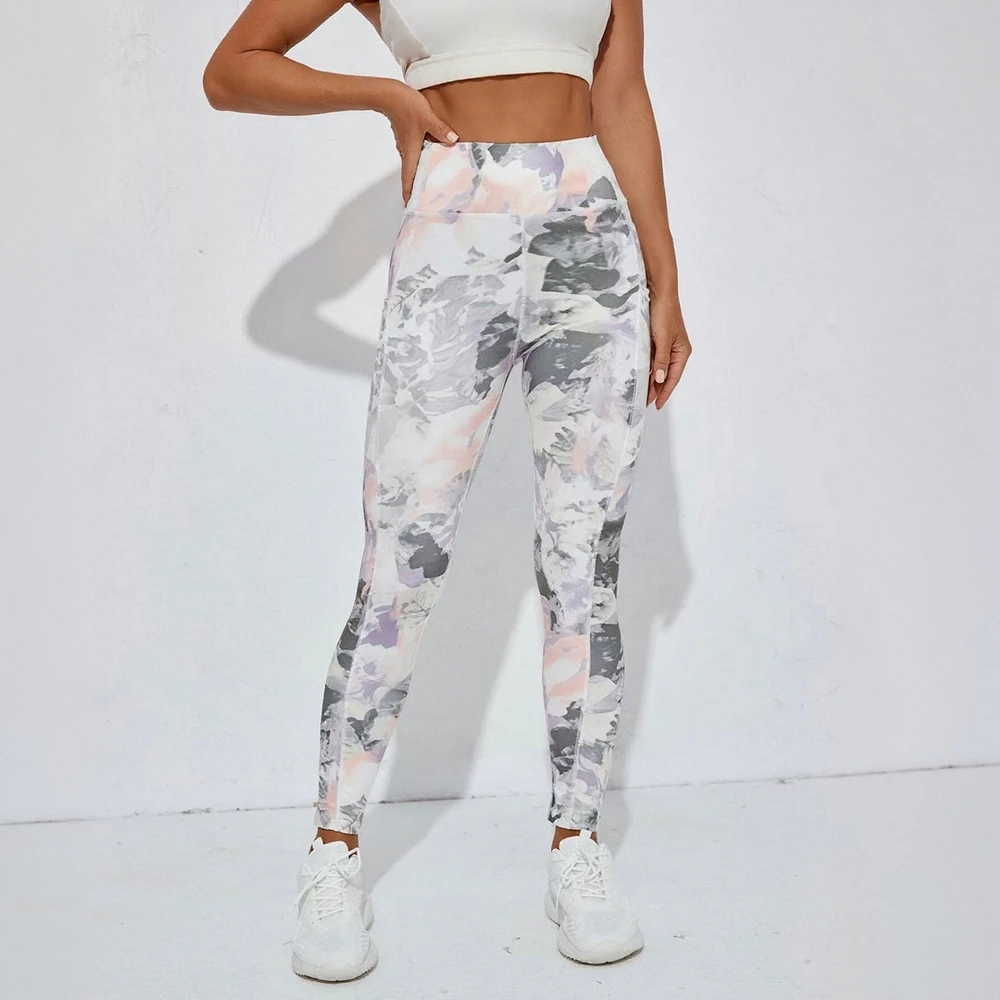 Casual Straight Leg Trousers Full Length Mid Waist Women's Bottoms Fashion Leggings Pants Style No Decoration