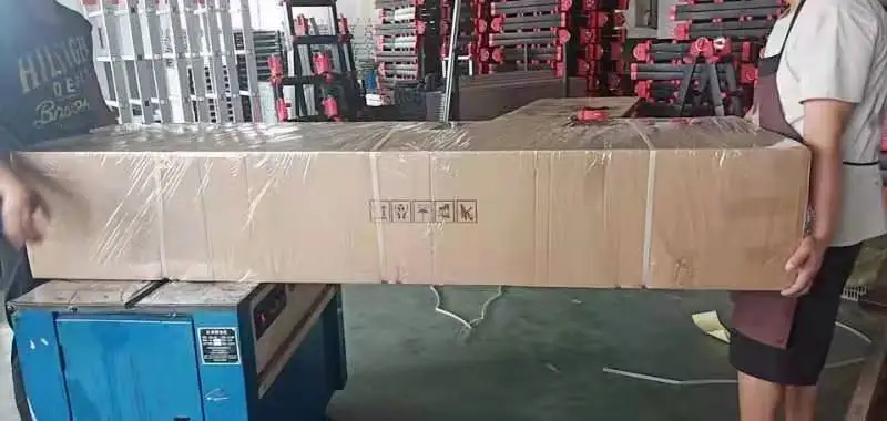 Escada de andaime de feixe móvel de alumínio EN131 com altura aberta de 5,6 m