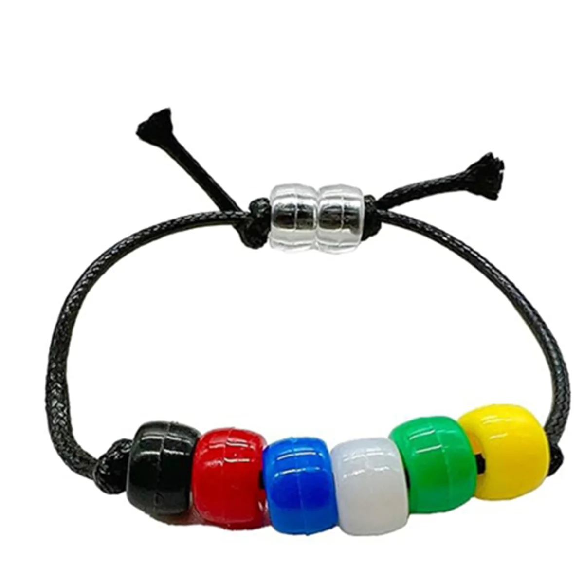 FZFZ 1400 قطعة مجموعة أساور الخطة السائبة عديمة الكلمات مع 100 ياردة مشمع خيط القطن الحبل الخرز المسيحي للأساور