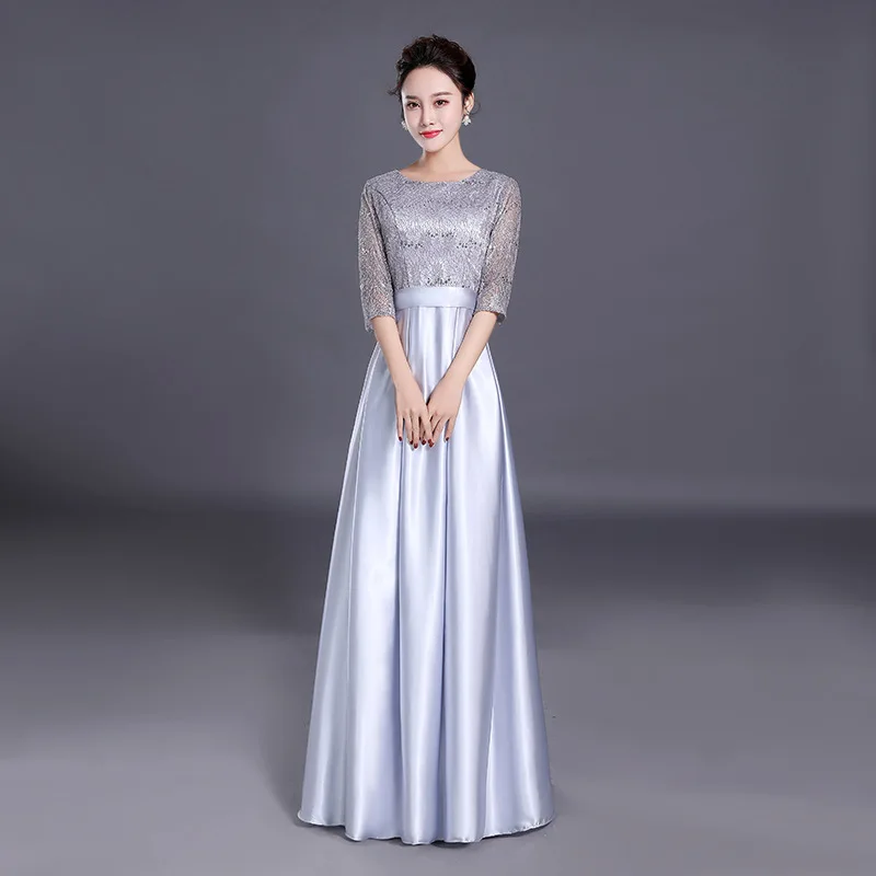 New 2024 Long Formal Evening Dresses DongCMY Elegant Vestidos Plus Size Robe De Soiree Tulle Party Silver Women Gown