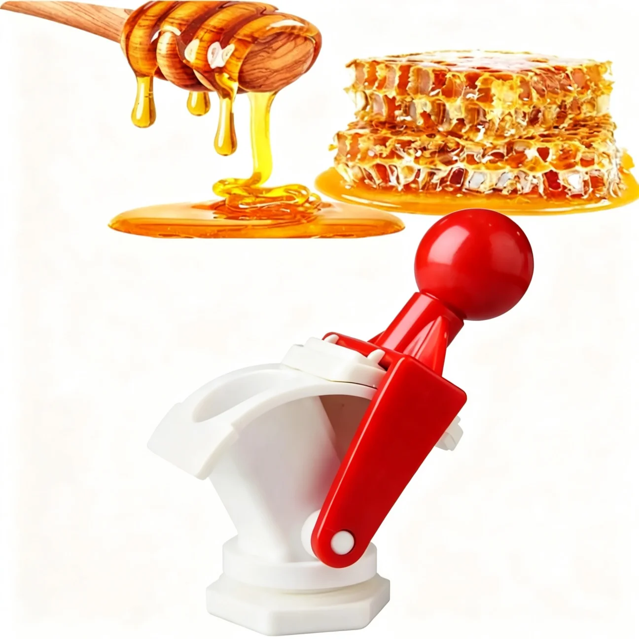 Portable Honey Flow Controlled Valve Head Honey Extractor Gate Honey Shaker Extractor Honeycomb Equipment Beekeeping Tools