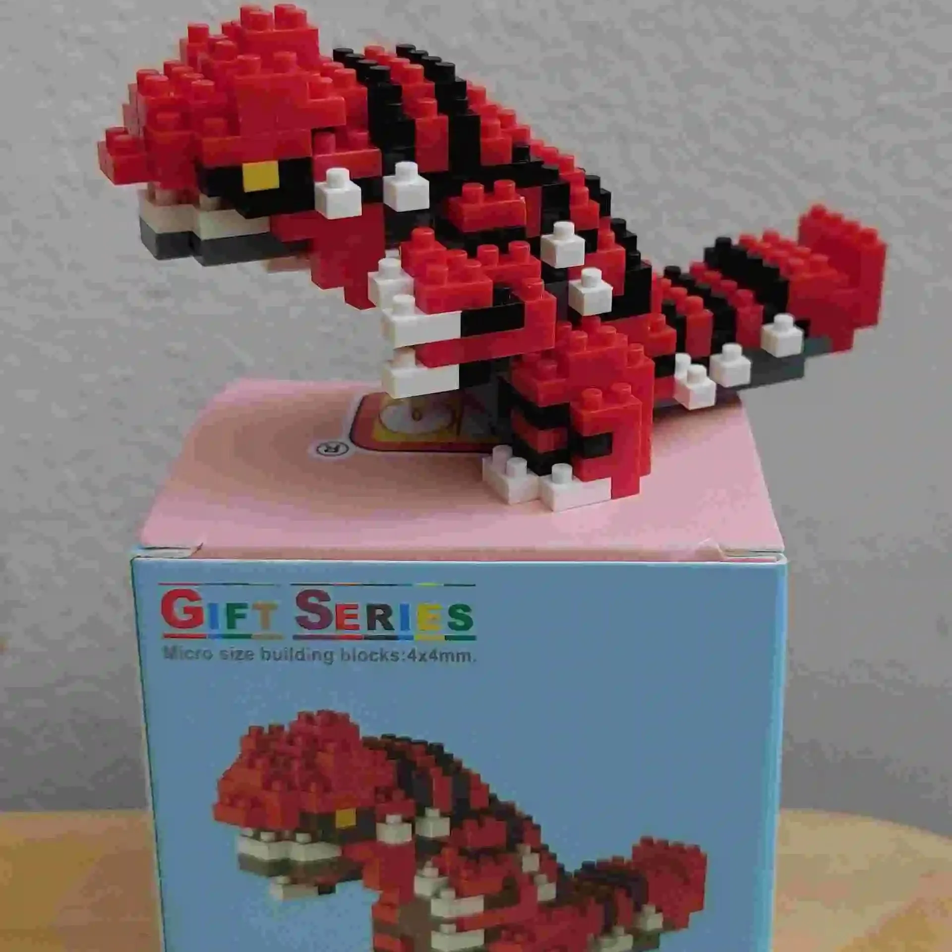 Pokemon Small Blocks Nanoblock Charizard Kyogre Groudon Rayquaza Model Education Graphics Toys for Kids Birthday Gift Toys