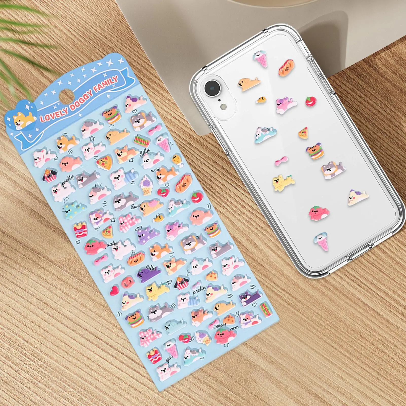 3D 動物ステッカー 装飾ノートブックデカール 携帯電話ケースデカール 学生 教師 子供 アーティスト デザイナー コレクター向け