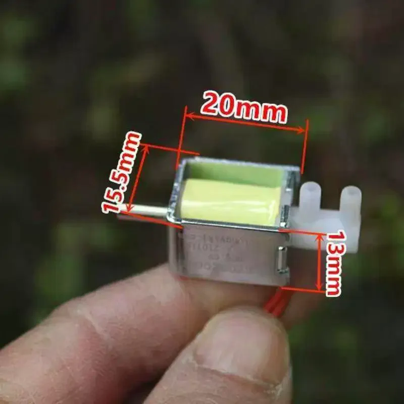 1Pcs 2-Position 3-Way Air Water Flow Control Micro Valve DC 5V 6V Mini Electric Solenoid Air Valve DIY Blood Pressure Monitor