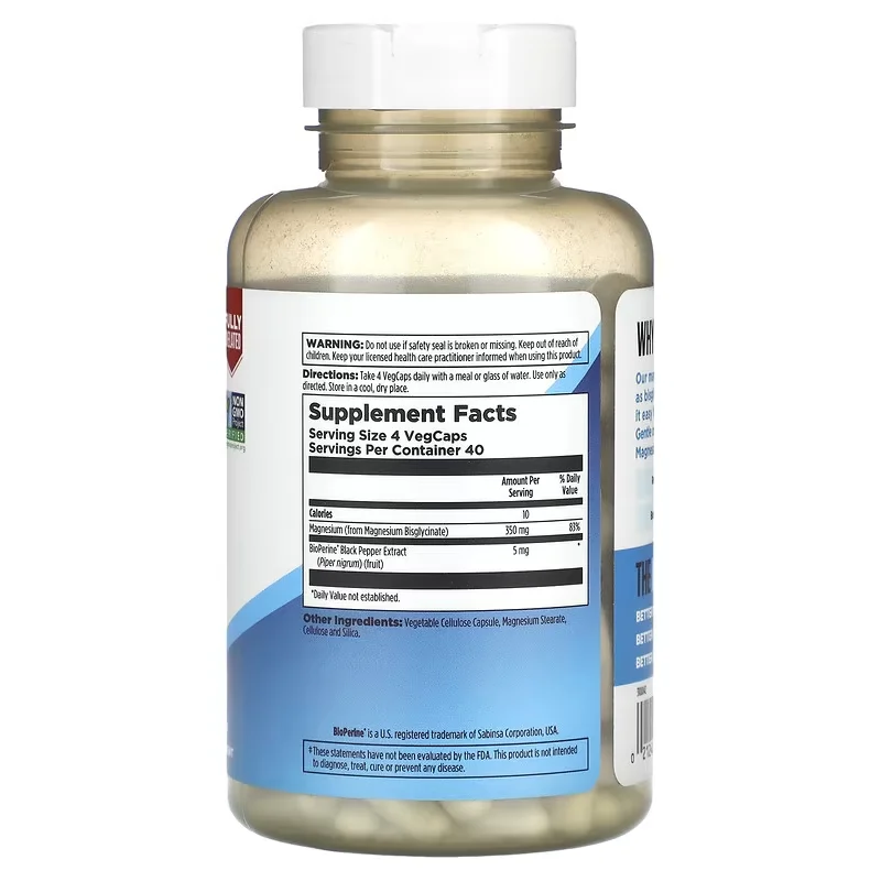 Magnesium Glycinate 350 Keto-Friendly Sleep Supplement for Optimal Health and Wellness