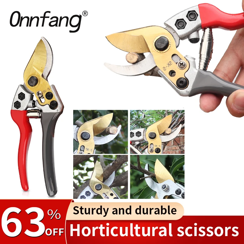 

1PC Pruning Garden Scissors Professional Garden Trimmer Orchard Scissors Garden Flower Plant Cutting Tools Home Tools