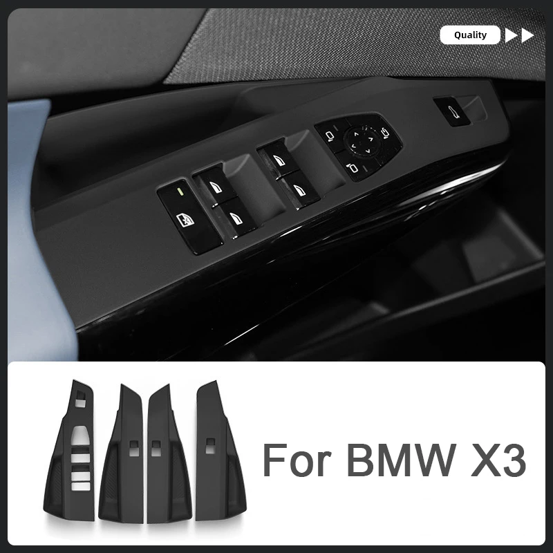 

4Pcs For BMW X3 2025 Door Handle Storage Box Silicone Protection Anti-Slip Mat Car Accessories