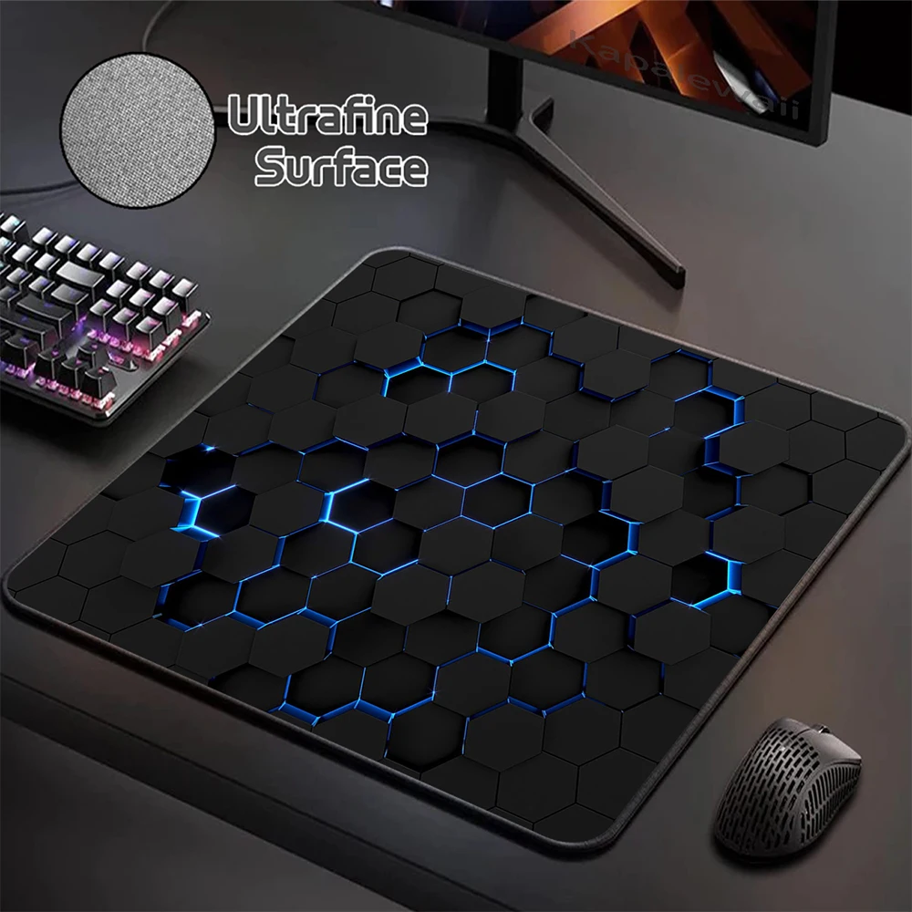 

Ultrafine Surface Mousepad New Arrivals Large Geometric Mouse Pad Game Locking Edge Mouse Mat Gaming Keyboards Pads 400X450MM