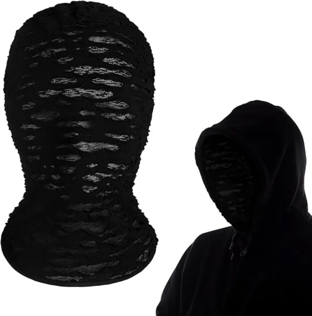 

Halloween Full Face Mask Mesh Stretchy Hood Mask Cosplay Masquerade Carnaval Party Trendy Balaclava Punk Head Dress Up Props