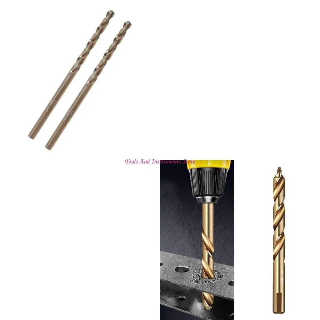 3-13mm M35コバルトドリルビットHSSラウンドシャンクツイストドリルハードメタルC7AC用