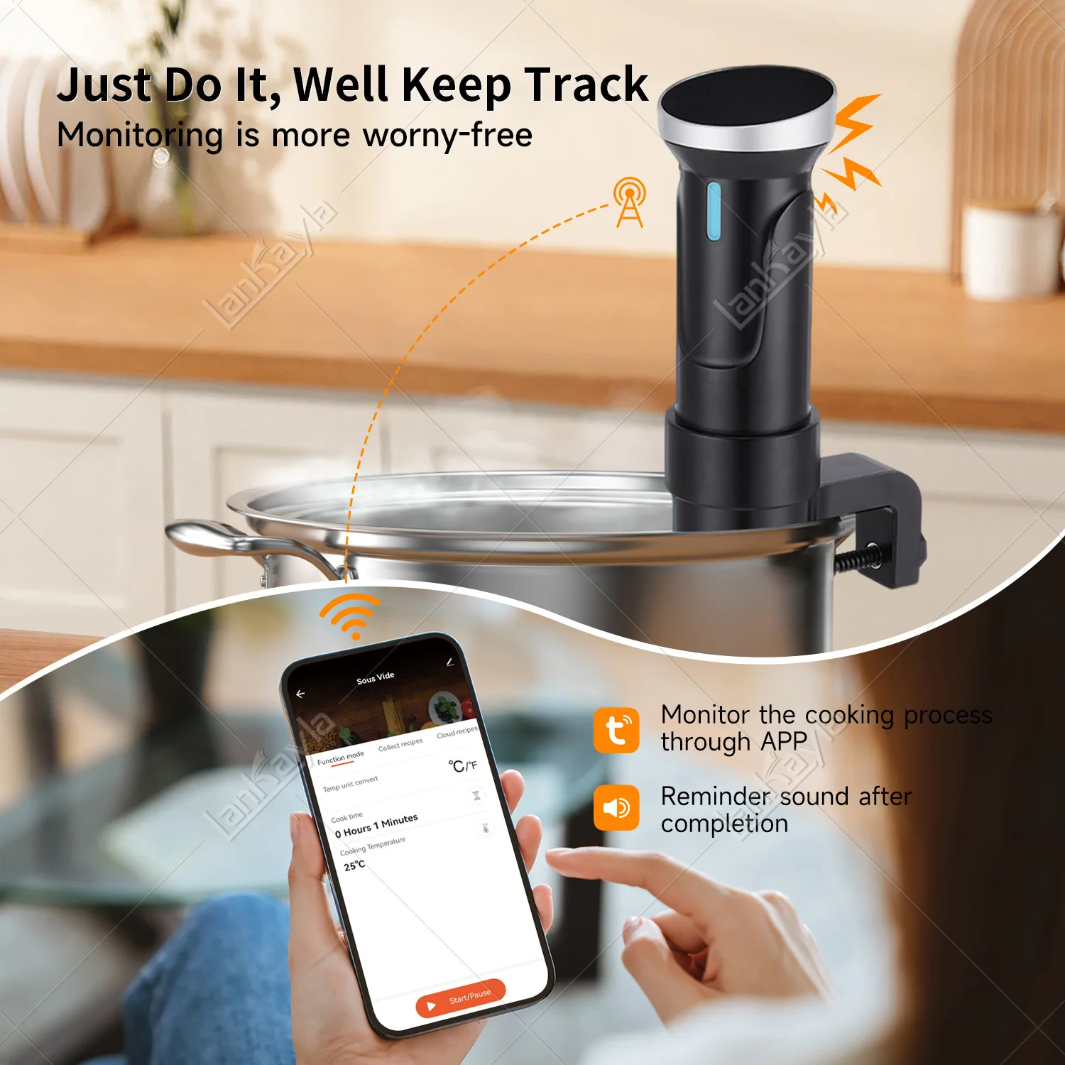 Low temperature slow cooker household constant temperature vacuum cooking thawer molecular cooking machine 4