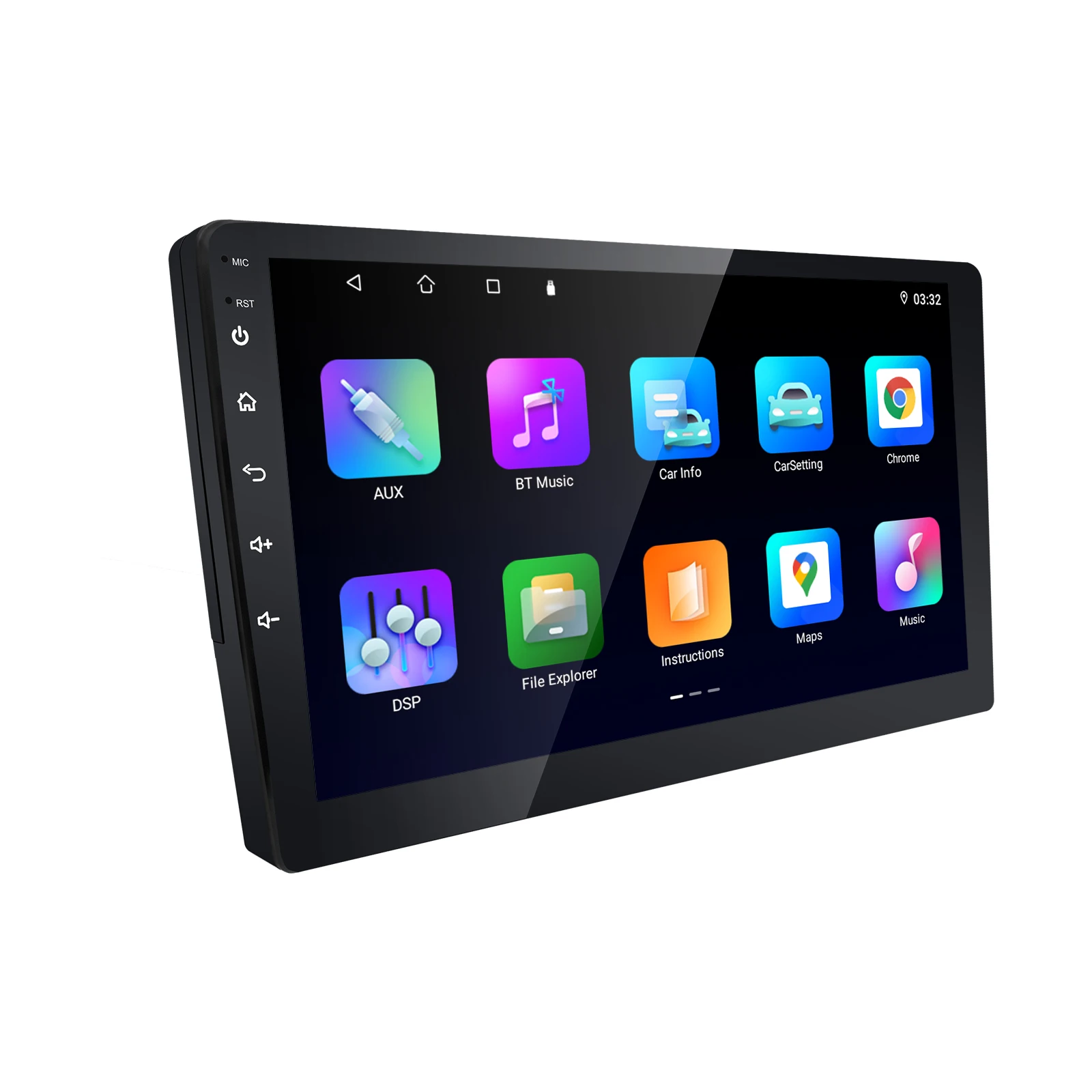 

9-дюймовый сенсорный экран с поддержкой разделенного экрана CarPlay Android Auto Универсальная автомобильная стереосистема Android Мультимедийный плеер