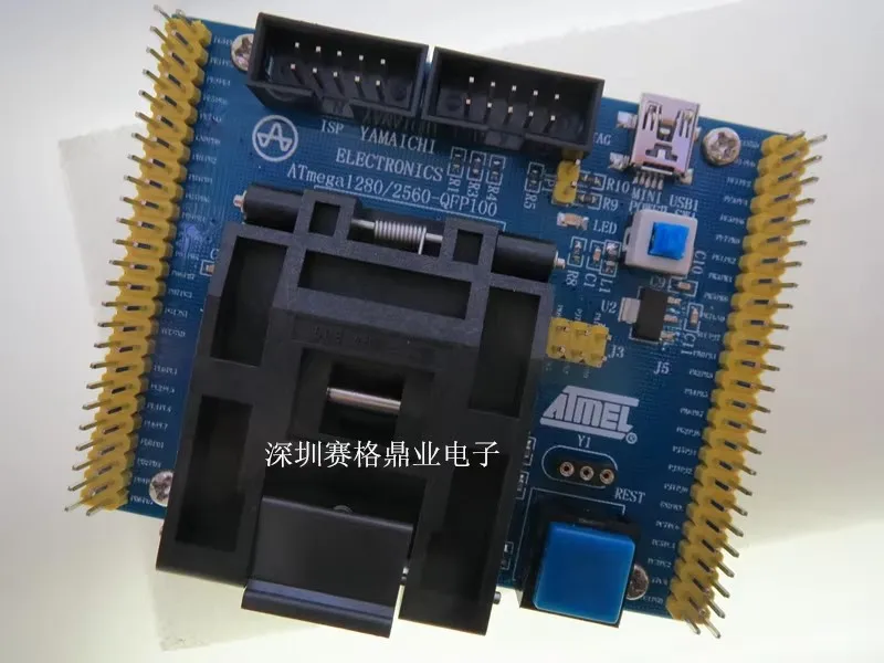 Original ATMEL IC Test Seat ATmega1280 ATmega2560/ATmega640 Burning Programm QFP100 Socket Adapte