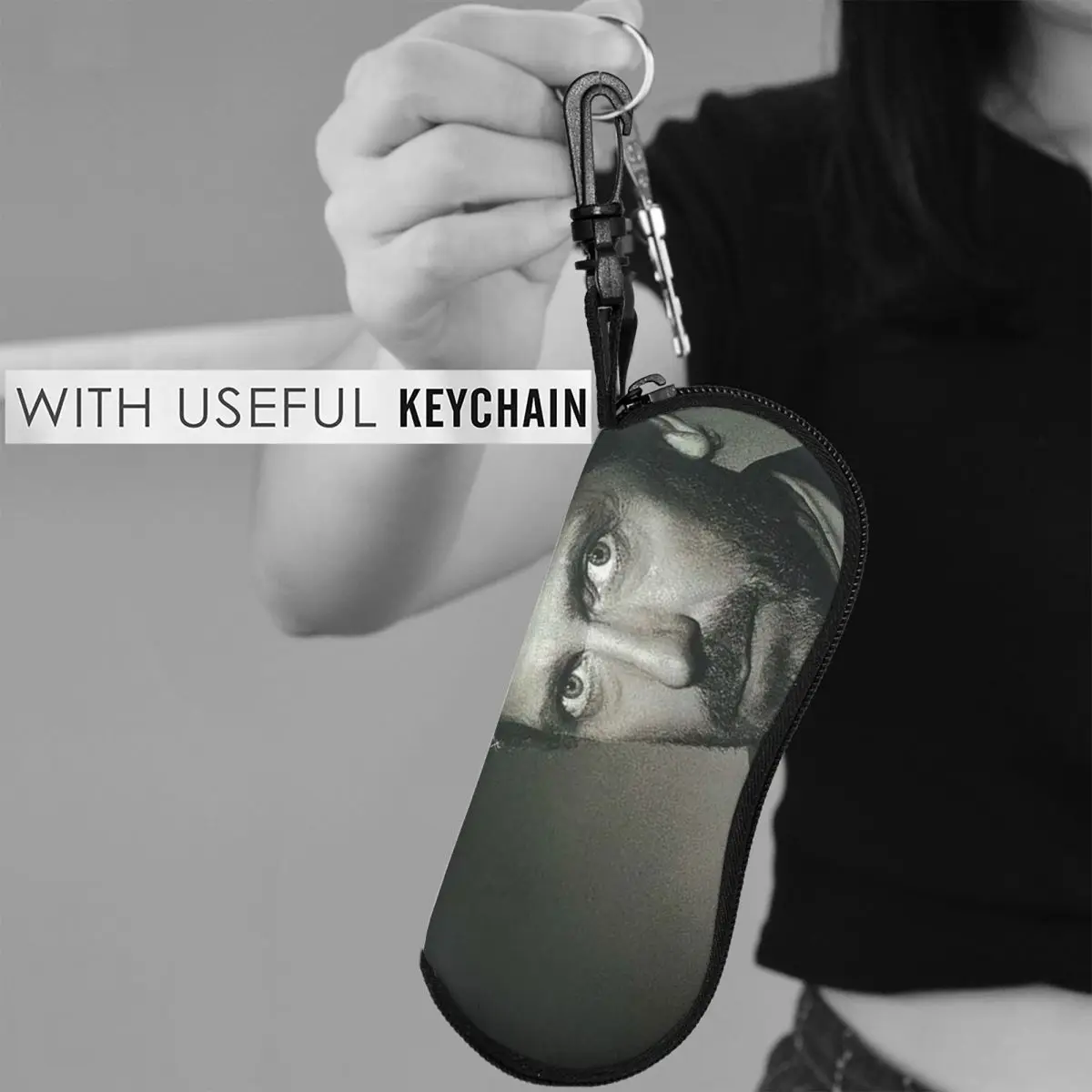 ドクター・グレゴリー・ハウス・トゥモローランド シェルメガネケース ポータブルサングラスボックス 女性 男性 ソフト眼鏡バッグポーチ