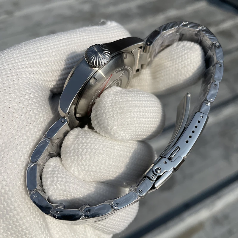 STEELFLIER Orologio da sub da uomo 39mm Orologio da polso meccanico automatico pilota 20Bar Impermeabile C3 Specchio zaffiro luminoso NH35