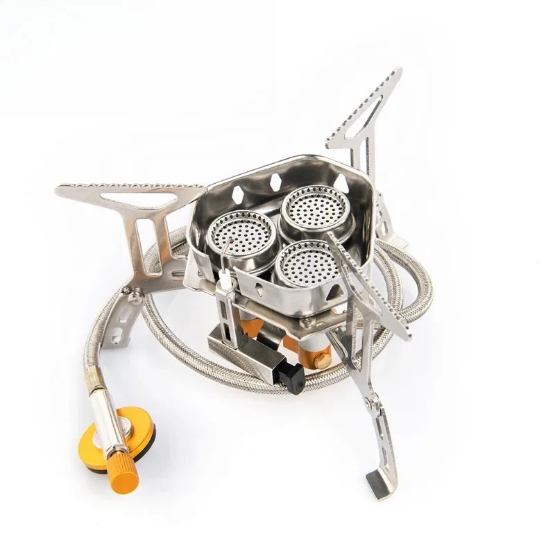 

Camping Tourist Burner Big Power Gas Stove Cookware Portable Furnace Picnic Barbecue Tourism Supplies Outdoor recreation