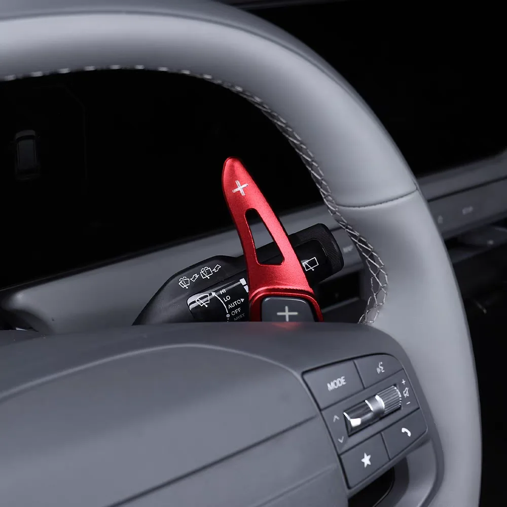 

Для KIA Sportage NQ5 Hybrid 2021 2022 2023 2024: Накладки-удлинители на руль из алюминиевого сплава для переключения передач